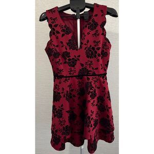 City Studio Floral Fit & Flare Dress